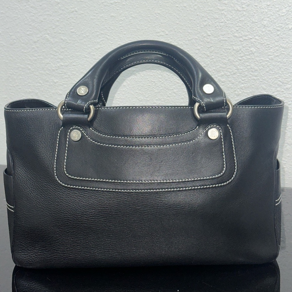 Celine Boogie Black Leather Bag‎ & Wallet Set - Picture 2 of 16